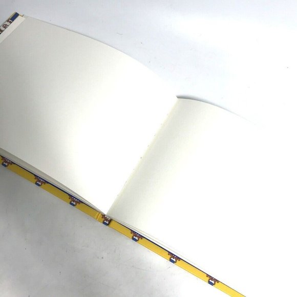 GUCCI picture Logo GG Sketchbook Note Stationery notebook paper yellow Unused - Picture 7 of 9